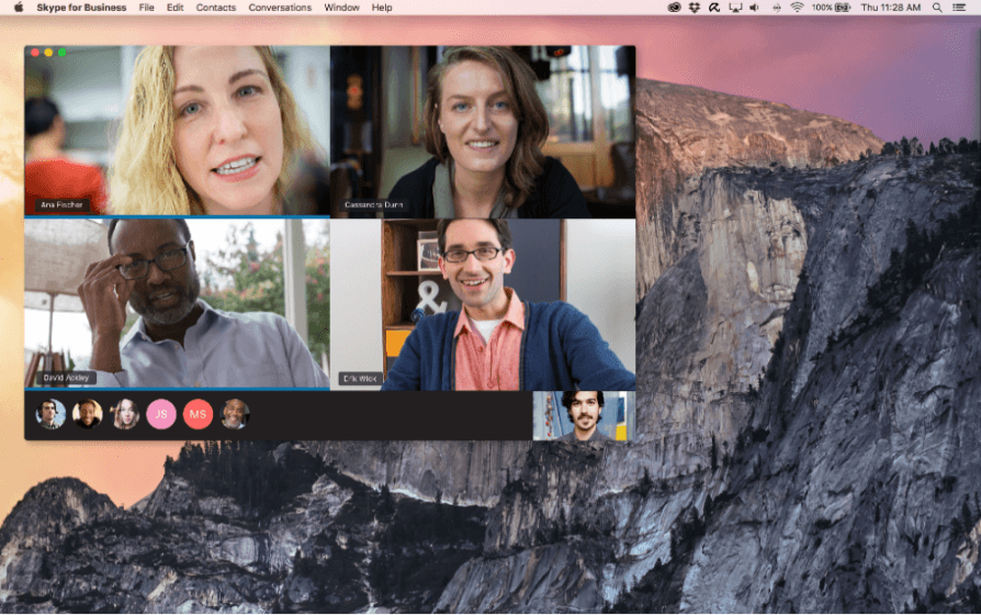 mac skype for business 2016 preview